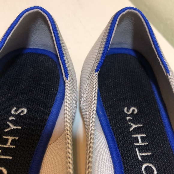 Rothy’s  Flats Beige Point  Slips-On Shoes Size 7W - Picture 3 of 12